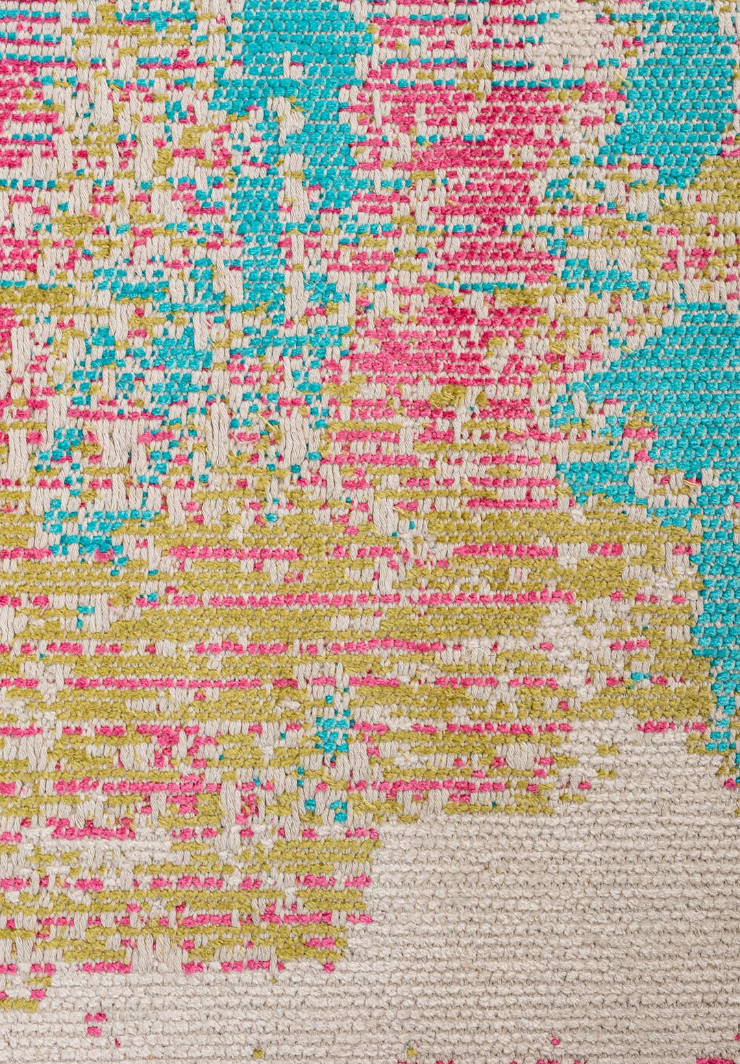 Nice Pink - Turquoise Rug