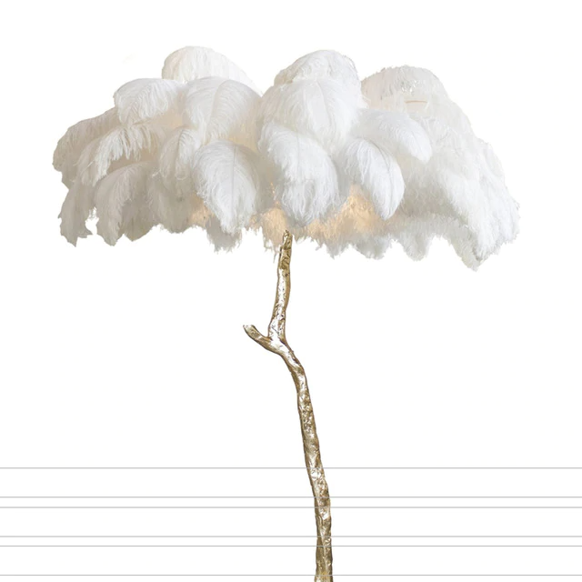 Palmera Luxury Feather Floor Lamp