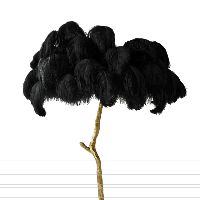 Palmera Luxury Feather Floor Lamp