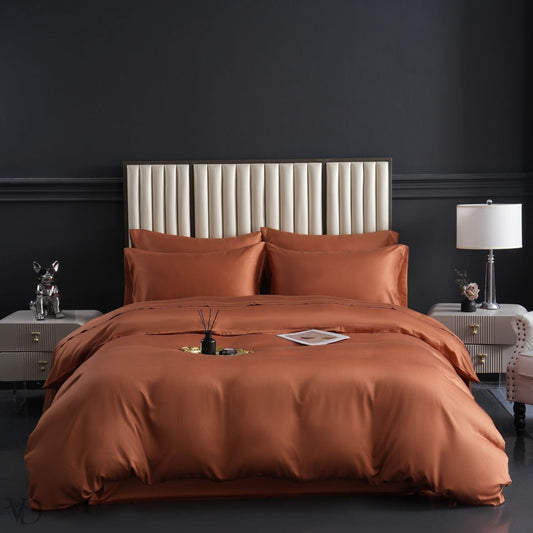 Green Dream Caramel Luxury Bamboo Bedding Set