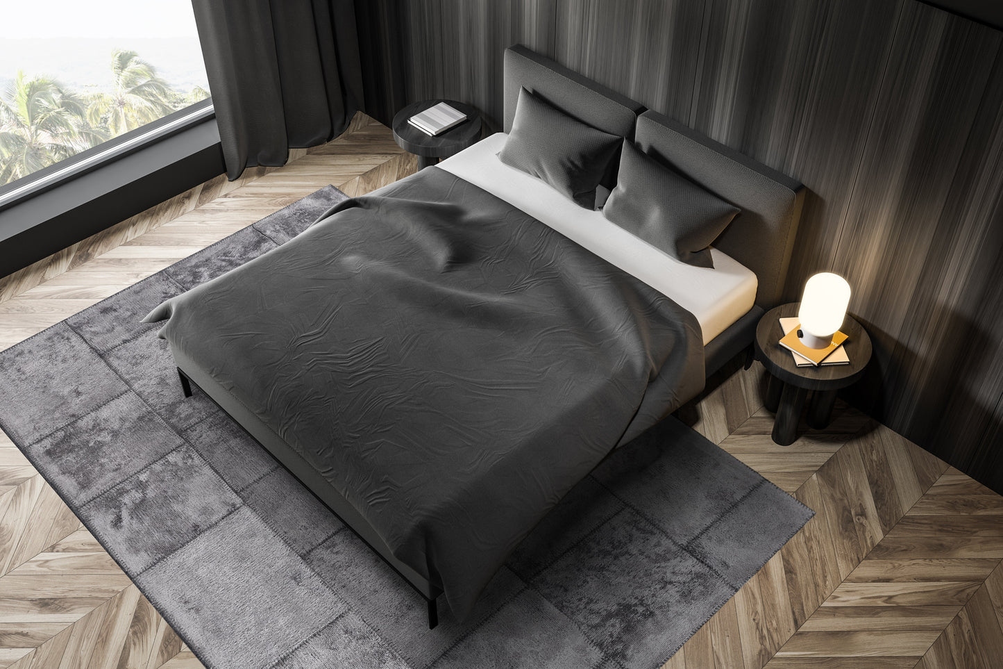 Patch Light Grey Rug