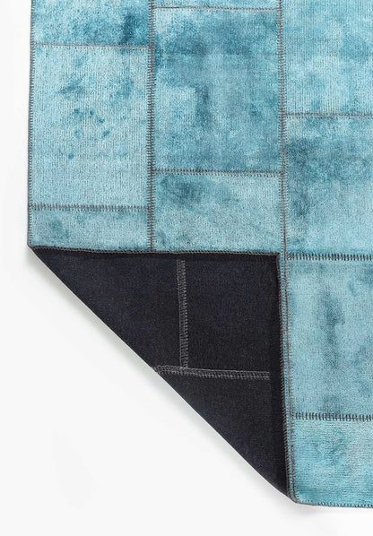Patch Turquoise Rug