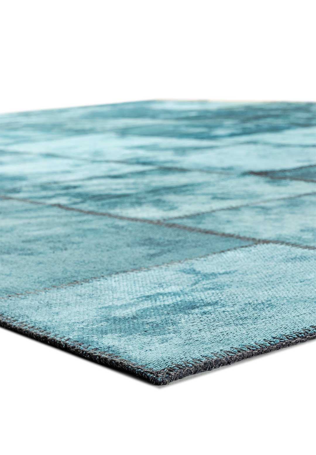 Patch Turquoise Rug