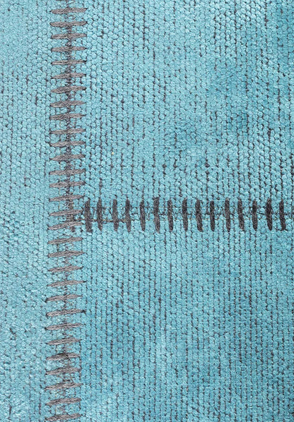 Patch Turquoise Rug