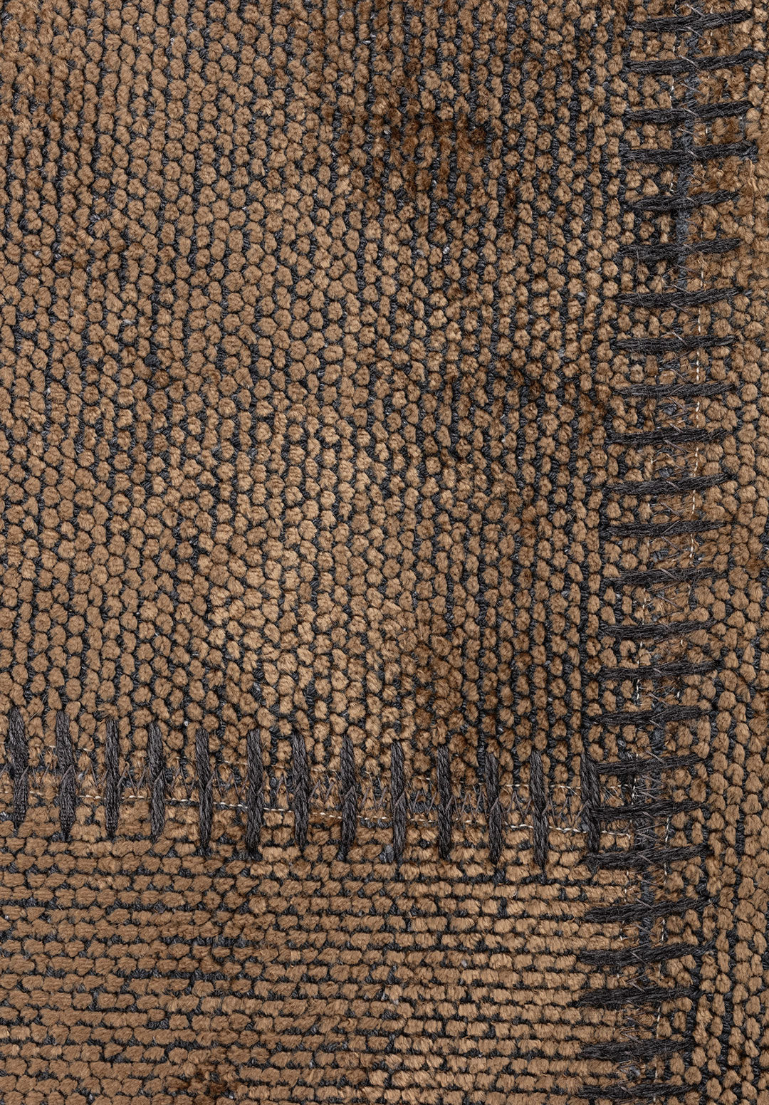 Patch Light Brown Rug