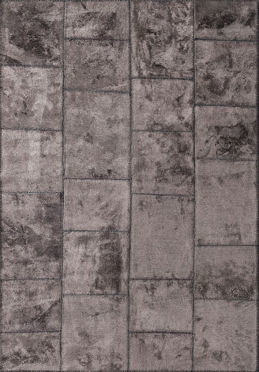 Patch Dark Grey Rug