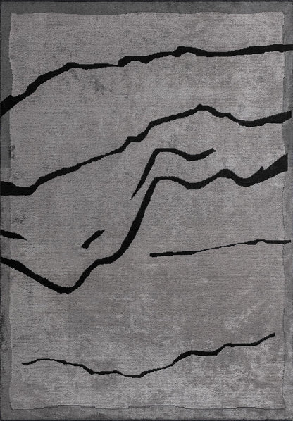 Chelsea Black - Light Cream Rug