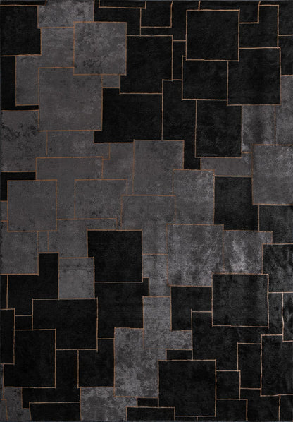 Lisbon Black - Charcoal Rug