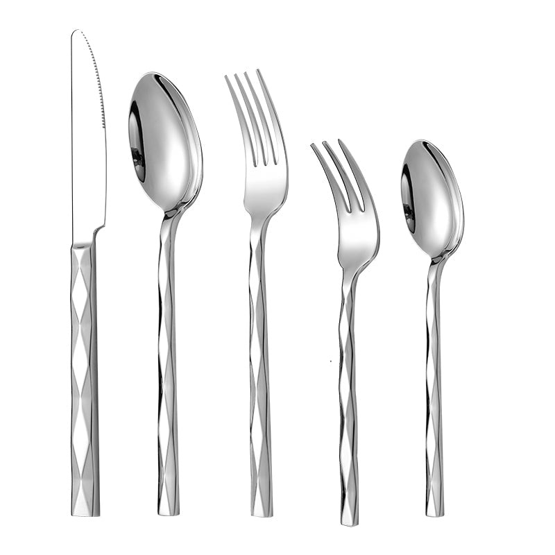 Svelte Silver Luxury Cutlery Set