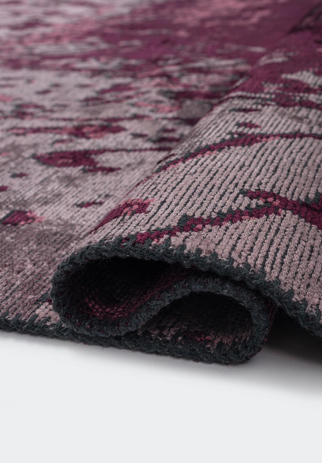Mallorca Dark Damson - Damson Rug