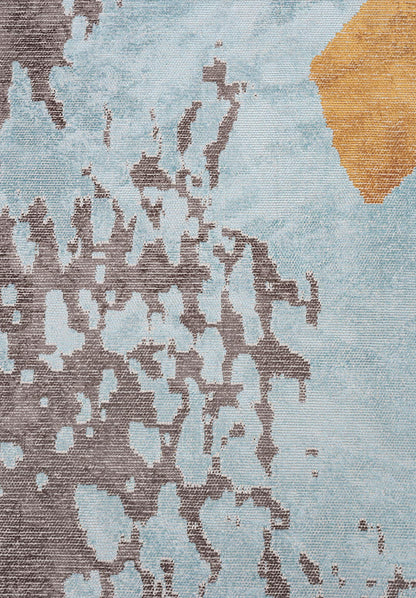 Laguna Dark Grey - Ice Blue Rug