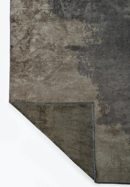 Monaco Anthracite - Khaki Rug