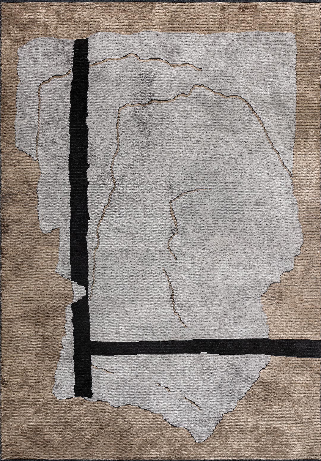 Salamanca Dark Beige - Light Grey Rug