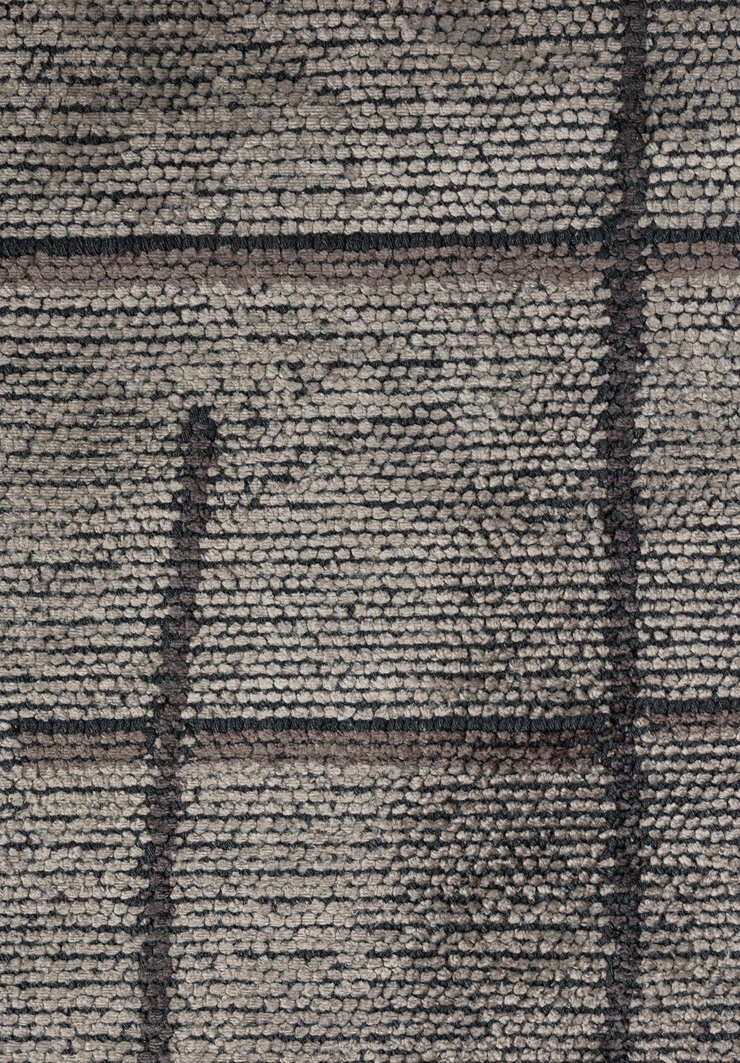 Brooklyn Charcoal - Cream Rug