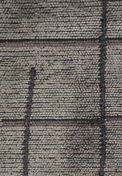 Brooklyn Charcoal - Cream Rug