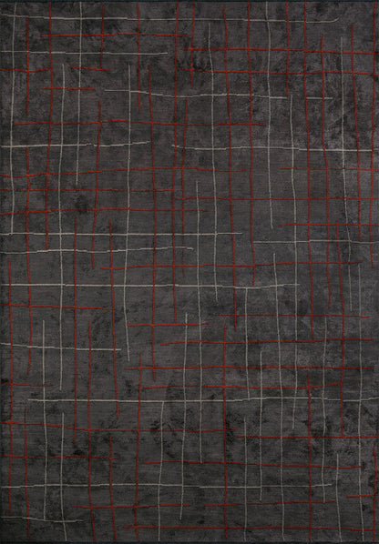 Brooklyn Beige - Charcoal Rug