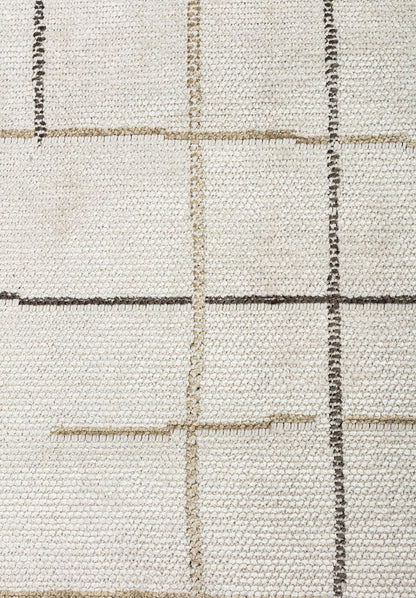 Brooklyn Anthracite - Beige Rug
