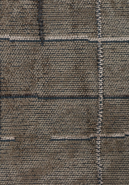 Brooklyn Anthracite - Khaki Rug