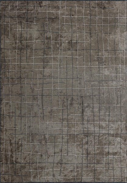Brooklyn Anthracite - Khaki Rug