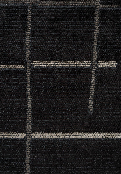 Brooklyn Anthracite - Black Rug