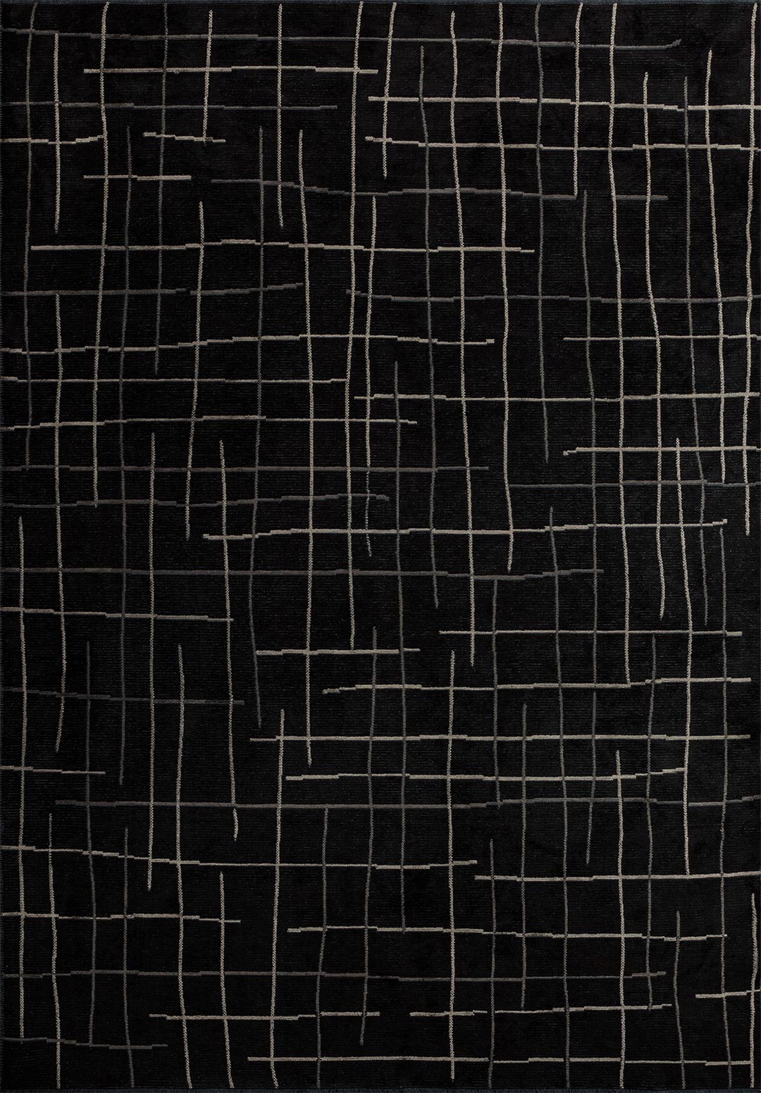 Brooklyn Anthracite - Black Rug
