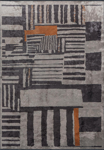 Oxford Charcoal - Grey Rug
