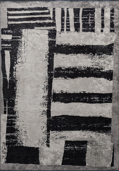Cambridge Black - Dark Grey Rug