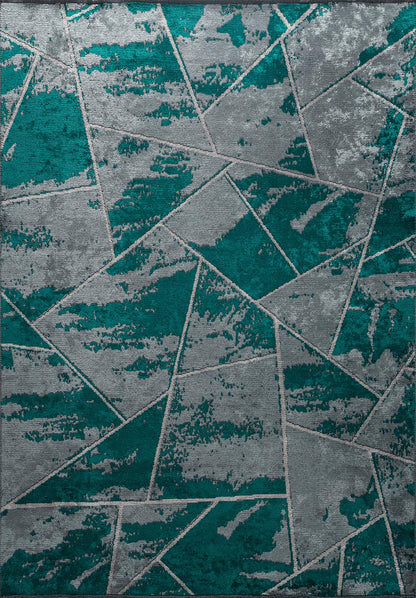 Bremen Blue - Dark Turquoise Rug