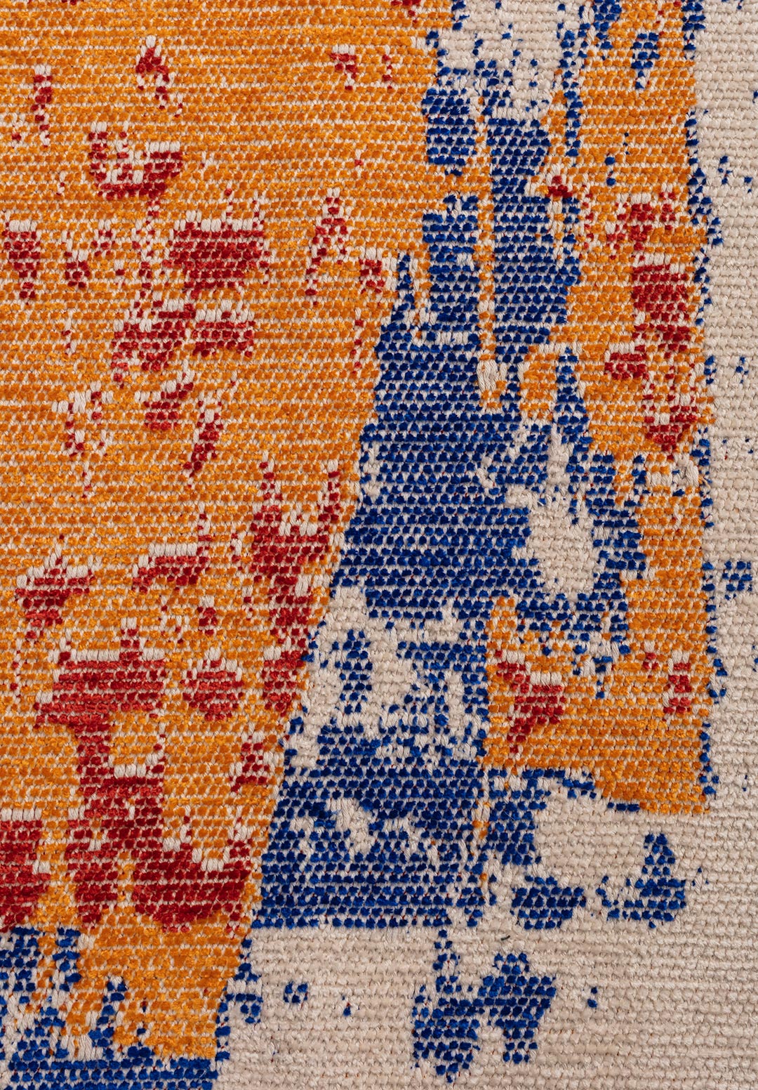Cannes Dark Terra - Mustard Rug