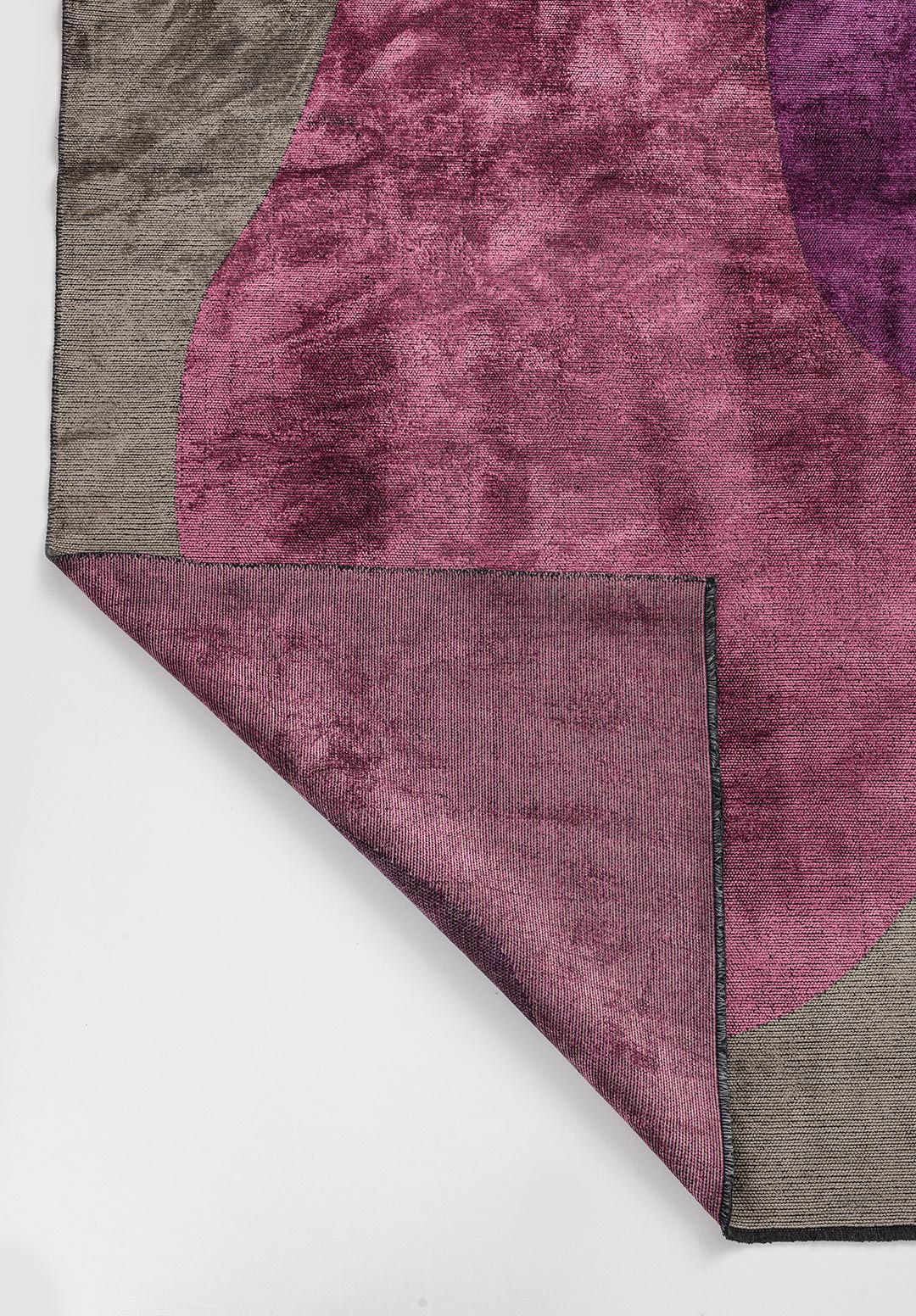 Marseille Pink - Grey Rug