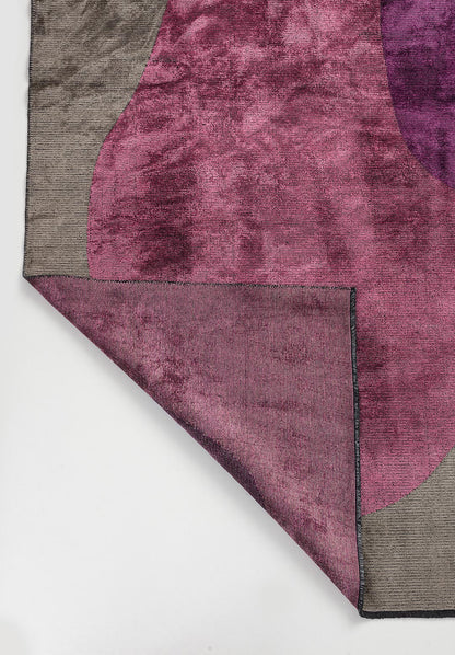 Marseille Pink - Grey Rug