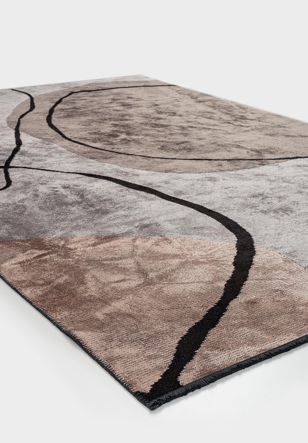 Lagos Dark Grey - Light Grey Rug
