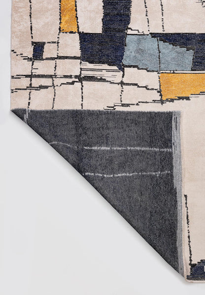 Bristol Red - Ecru Rug