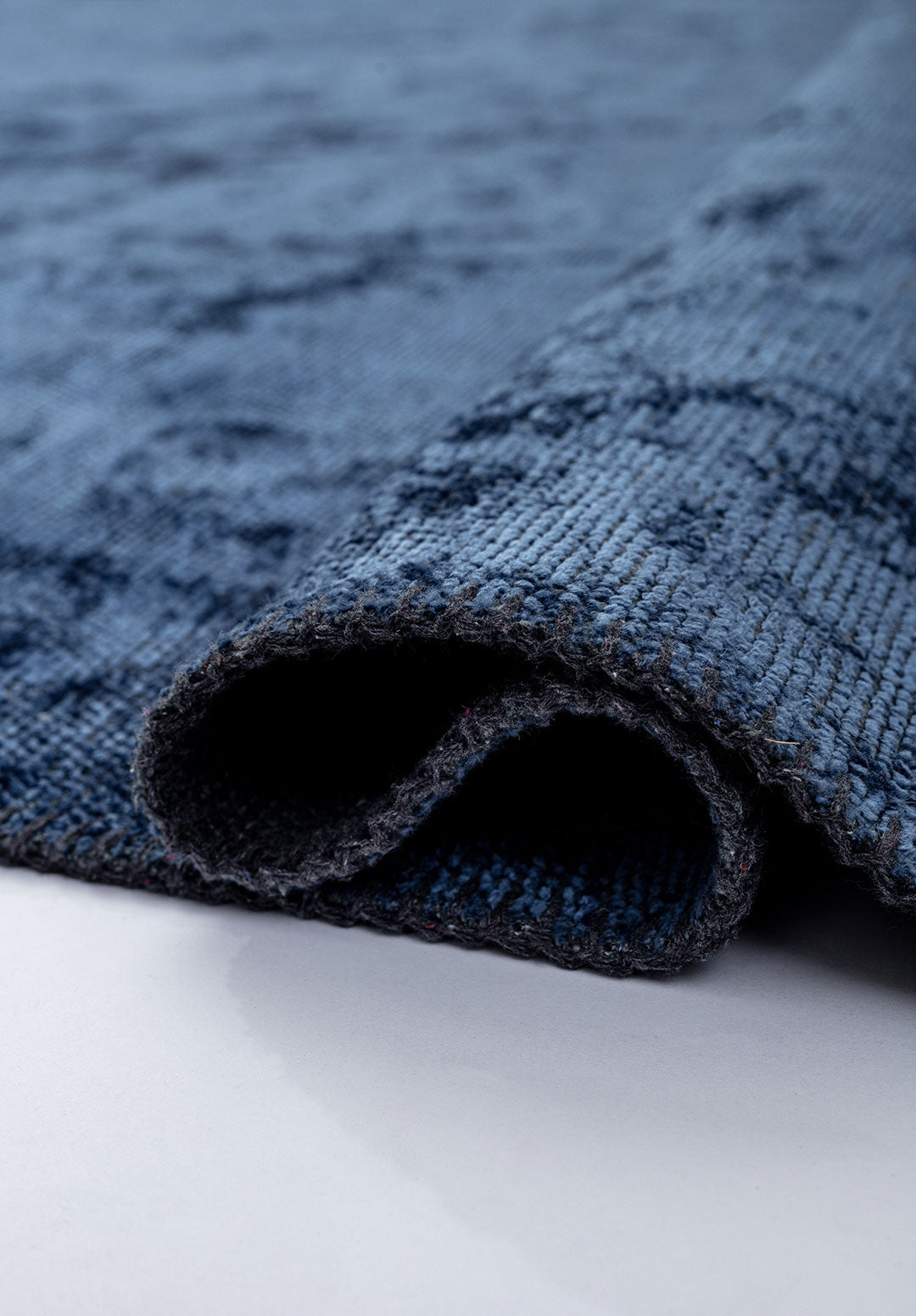 Plain Navy Blue Rug