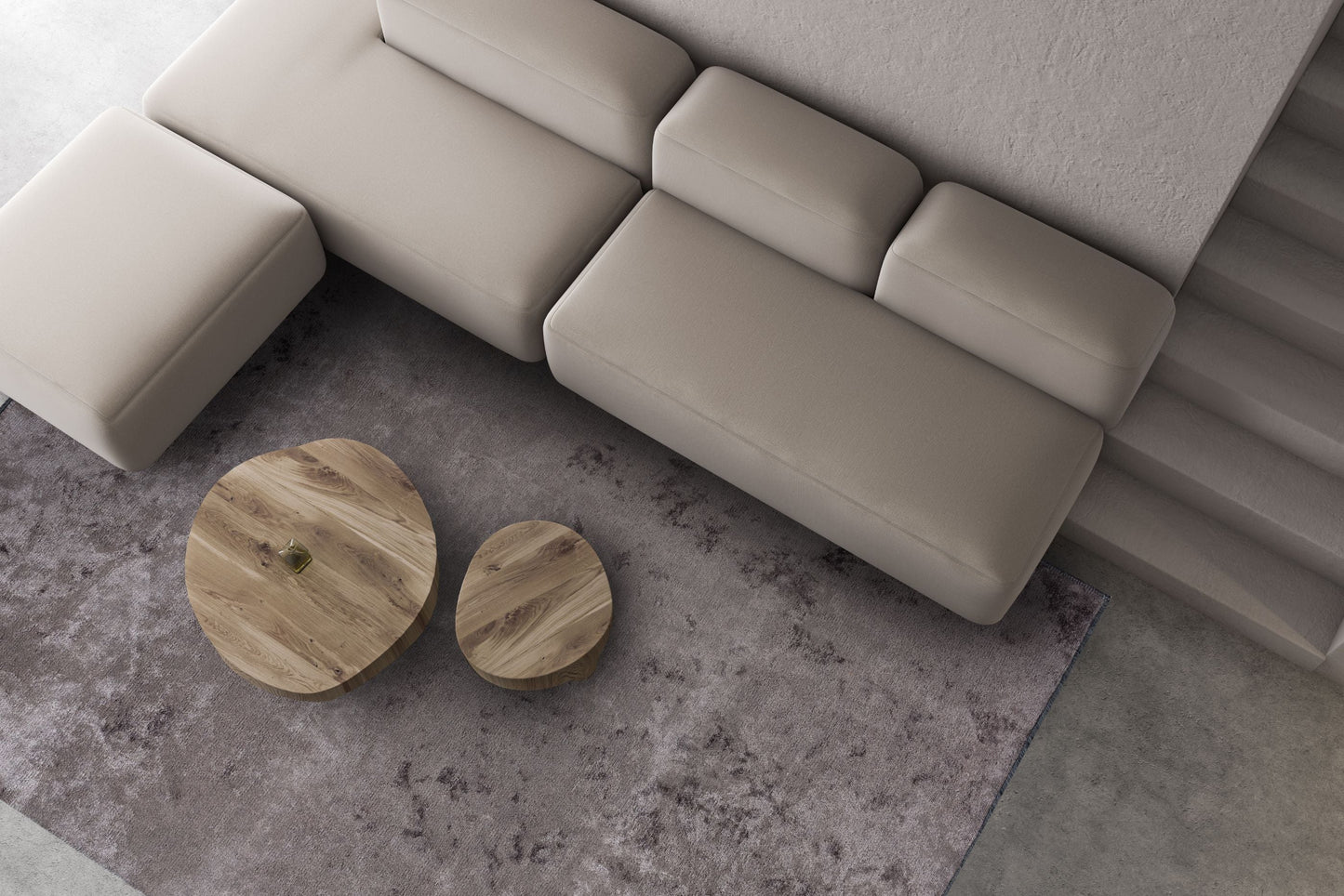 Plain Dark Grey Rug