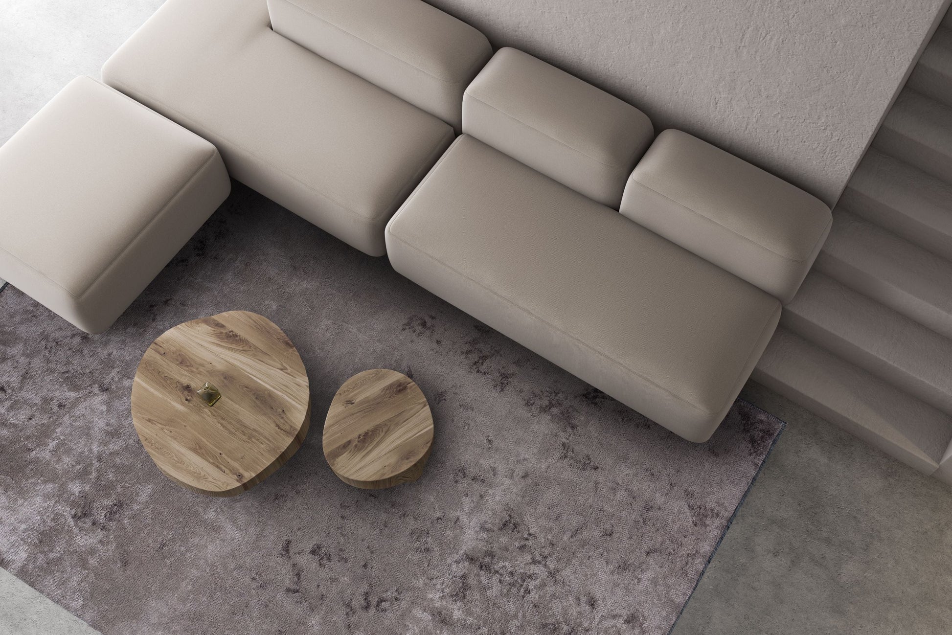 Plain Dark Grey Rug