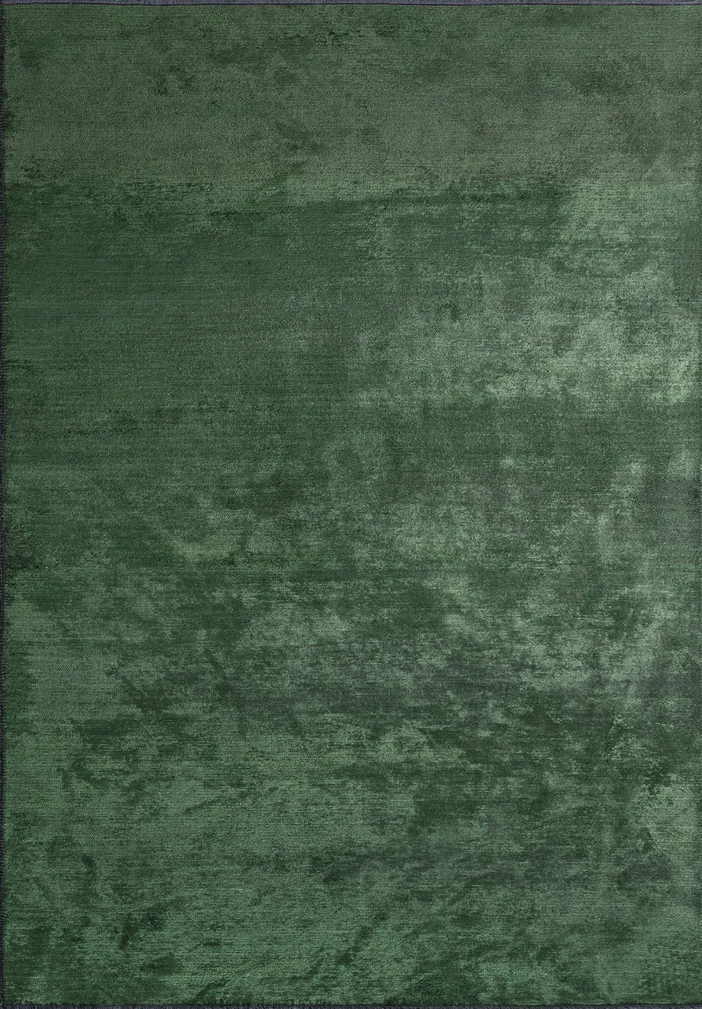 Plain Forest Green Rug
