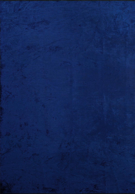 Plain Sapphire Blue Rug