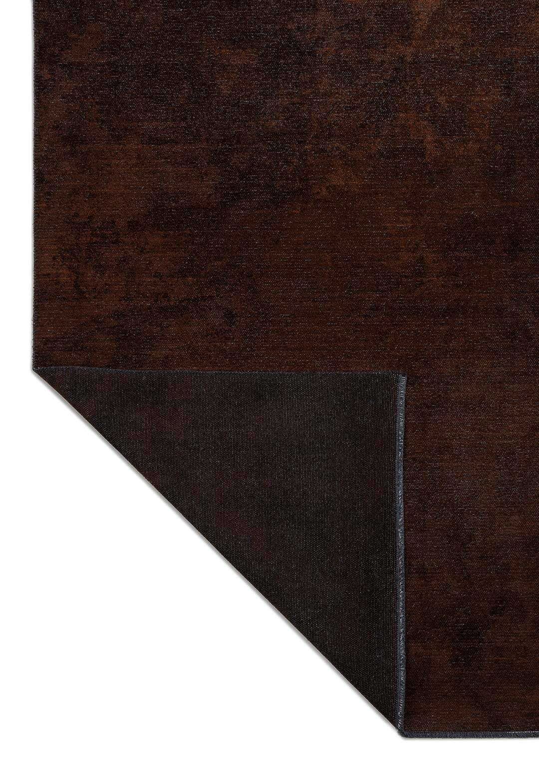 Plain Dark Brown Rug