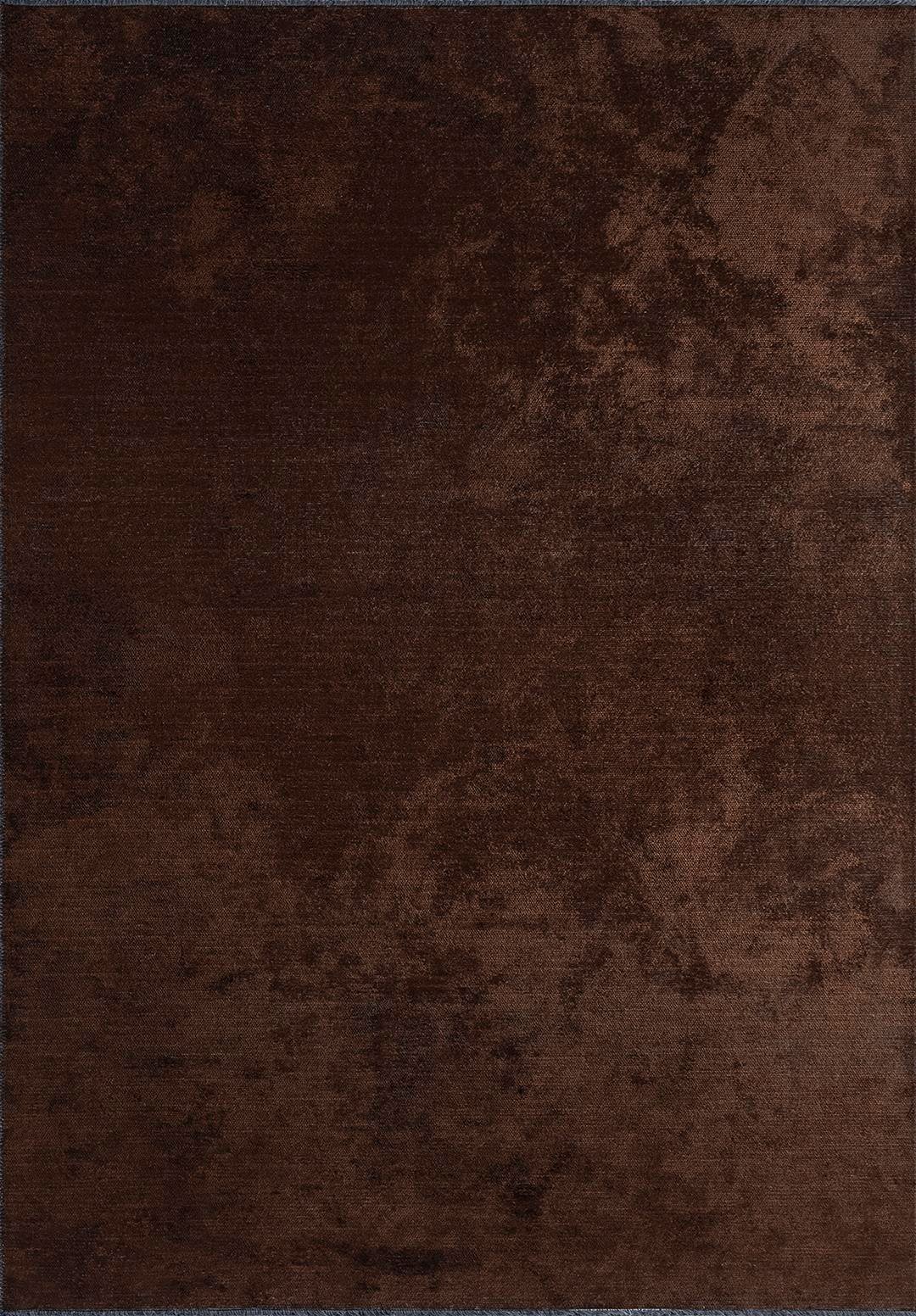 Plain Dark Brown Rug