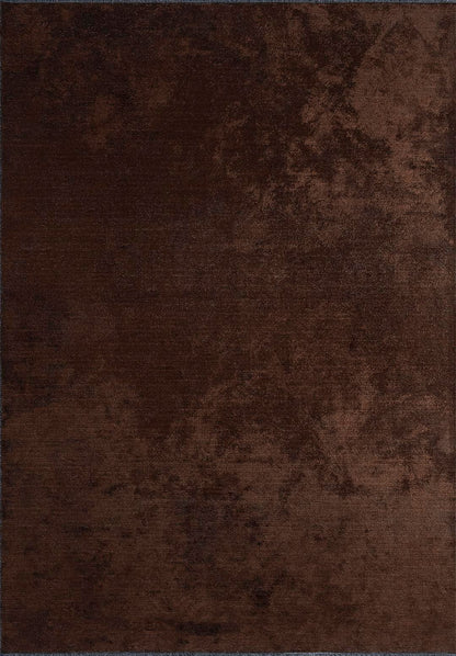 Plain Dark Brown Rug
