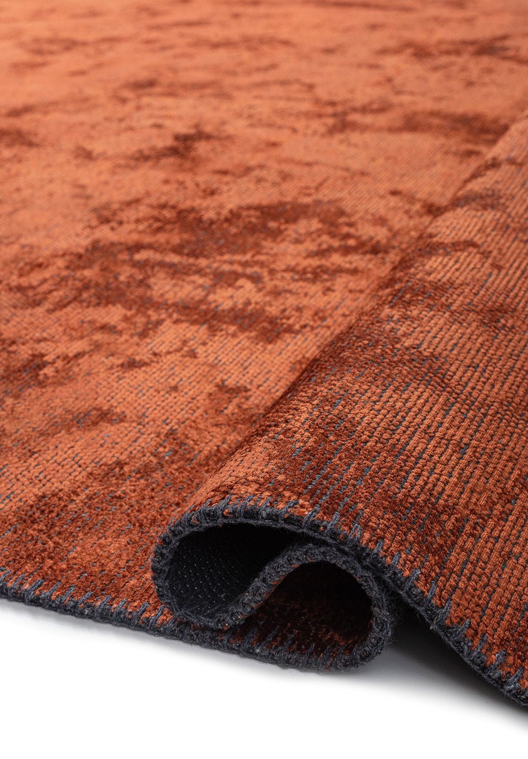 Plain Rust Rug