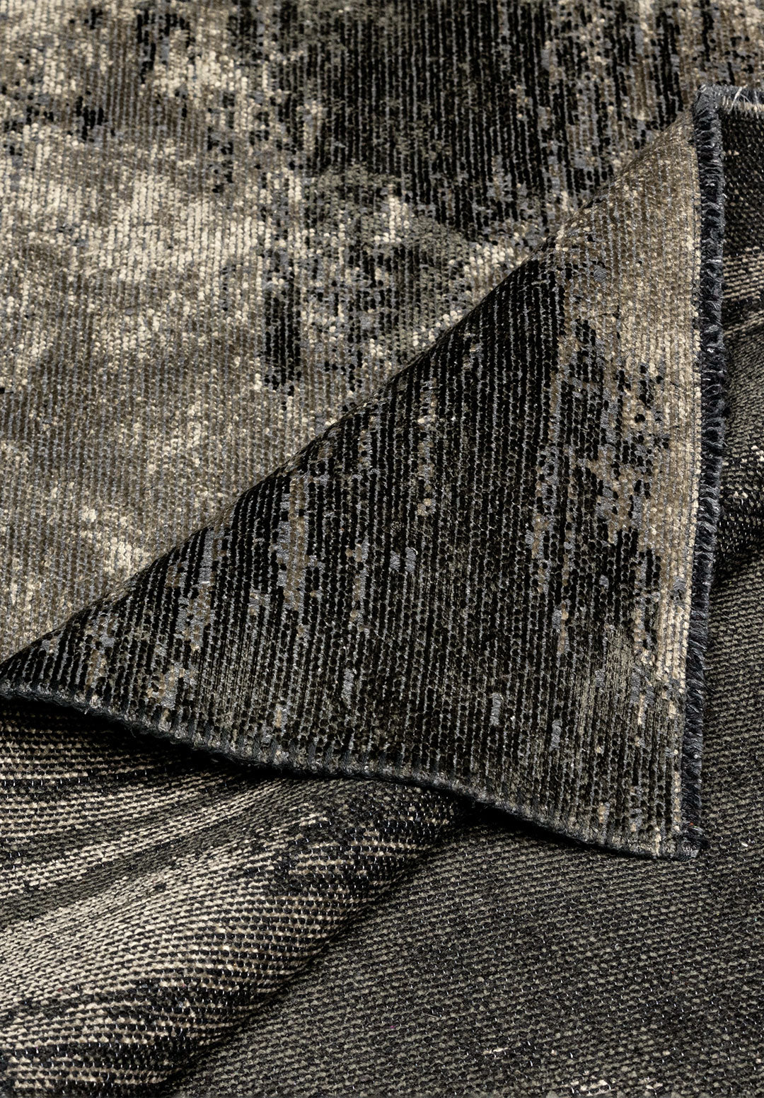 Stream Anthracite - Beige Rug
