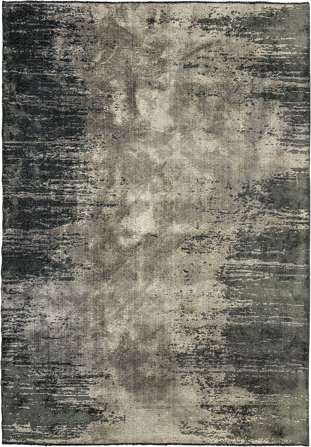Stream Anthracite - Beige Rug