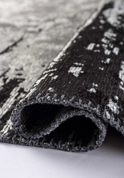 Stream Black - Light Grey Rug