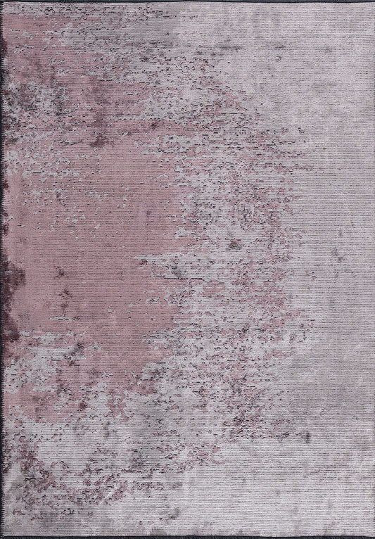 Milan Light Grey - Damson Rug
