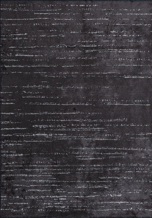 Como Charcoal - Light Grey Rug