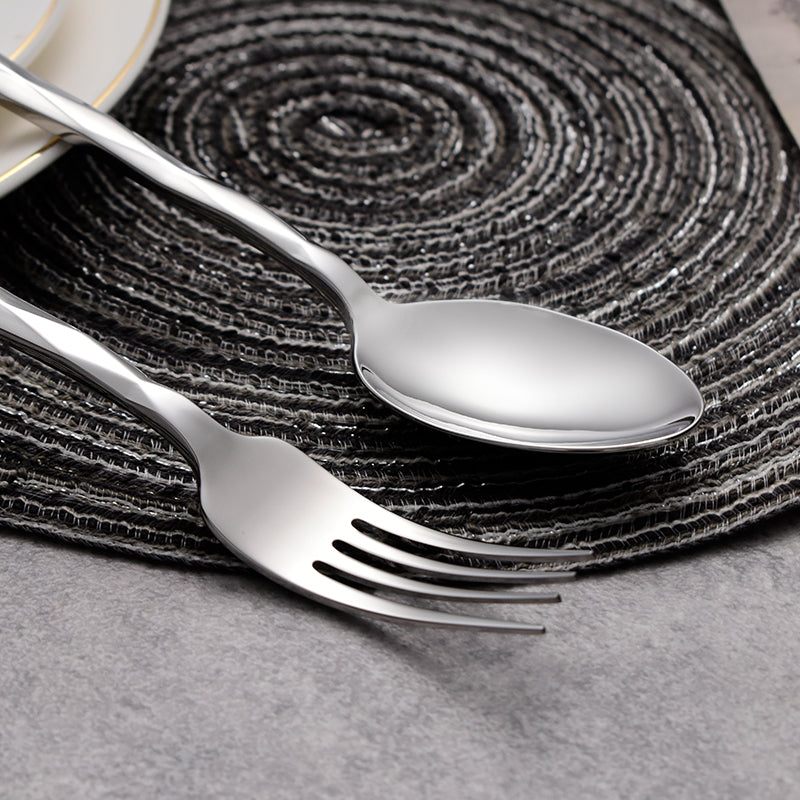 Svelte Silver Luxury Cutlery Set