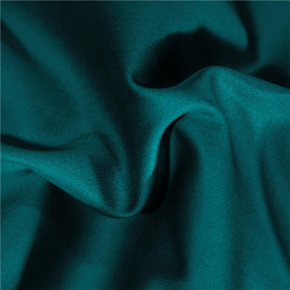 Anahi Green Embroidered Motif Border Egyptian Cotton Bedding Set