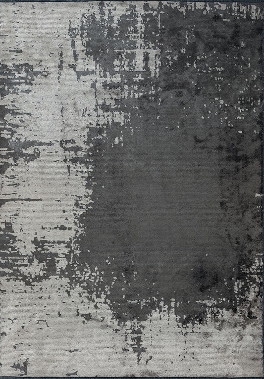 Paint Anthracite - Beige Rug